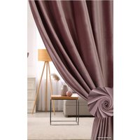 Комплект штор Soft Lines Бархат 9102G-A25 2x2.4 м (пыльная роза, 2 шт)