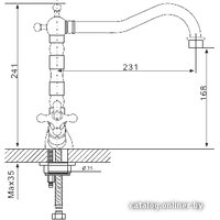 Смеситель Gappo G4063-4