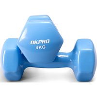 Набор гантелей OKPRO OK1001A-4 2x4кг (голубой)
