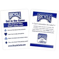 Игральные карты Bicycle Rider Back International Standard Index Blue 1033762-b