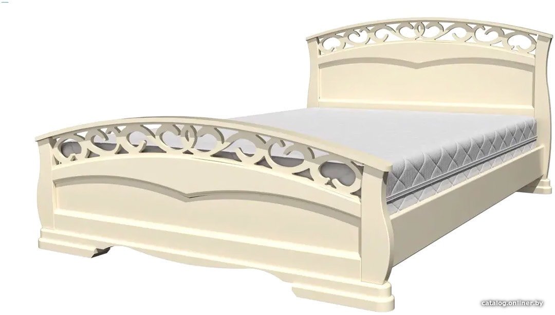 Кровать Bravo Мебель Грация-1 200x90 (слоновая кость)