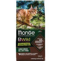 Сухой корм для кошек Monge BWild Cat Grain Free Buffalo 1.5 кг