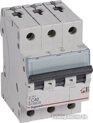 Выключатель автоматический Legrand TX3 3P 40AС 6kA 3M 404060