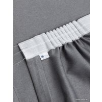 Штора Ника Зварико блэкаут 888250-04 2x2.5 м (серый)