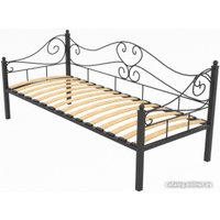 Кровать-тахта Князев Мебель Валенсия 90x190 ВАЯ.90.190.Ч (черный муар)