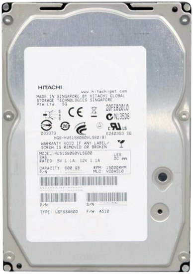 

Жесткий диск Hitachi Ultrastar 15K600 600GB (HUS156060VLS600)