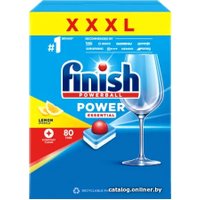 Таблетки для посудомоечной машины Finish All in 1 Powerball Power Essential лимон (80 шт) в Барановичах