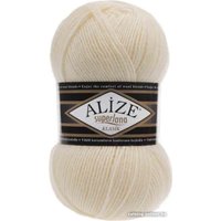 Пряжа для вязания Alize Superlana 01 (280 м, кремовый, 5 мотков)
