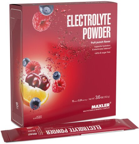 Электролит Maxler Electrolyte Powder (102 г, фруктовый пунш)