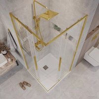 Душевая дверь Grossman Galaxy 70x195 1/2.K33.01.70.32.00 (золото сатин/прозрачное стекло) в Борисове