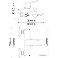 Смеситель Wasserkraft Lippe 4501