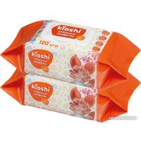 Влажные салфетки Kioshi детские 2x120 шт KS422in