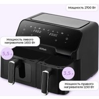 Аэрогриль (аэрофритюрница) Kitfort KT-8148