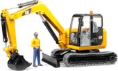 Cat Mini Excavator with worker 02466