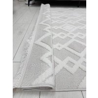 Ковер для детской Radjab Carpet Поло Прямоугольник EN 256 12456RK (0.8x1.5, Cream Beige)
