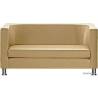 Диван Brioli Клос двухместный (экокожа, L4 кремовый)