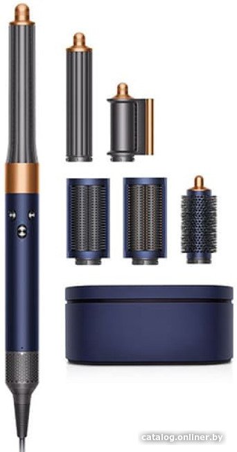 Фен-стайлер Dyson Airwrap Complete Long HS05 (с переходником на евровилку, берлинская лазурь/медный)