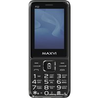 Кнопочный телефон Maxvi P22 (черный)