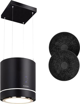 Кухонная вытяжка Klarstein Tron Ambience Island (черный)