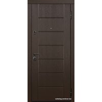 Металлическая дверь Стальная Линия Гамбург для квартиры 80 (дуб крафтовый)