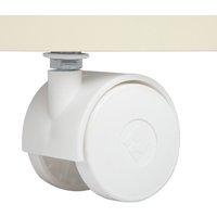 Кроватка-трансформер Indigo Baby Lux 3 в 1 (слоновая кость/белые стойки)