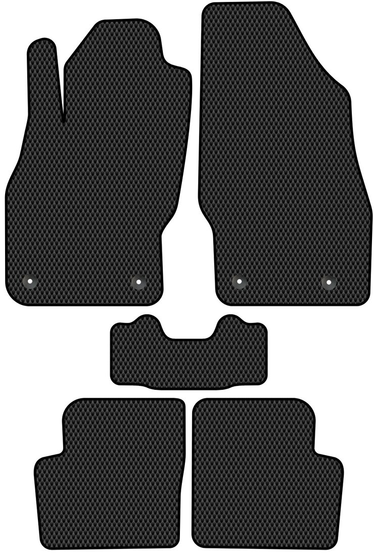 

Комплект ковриков для авто Alicosta Opel Corsa IV (хэтчбек 3 дв, хэтчбек 5 дв / S07, D) 2006 - 2014 (черный, ромб)