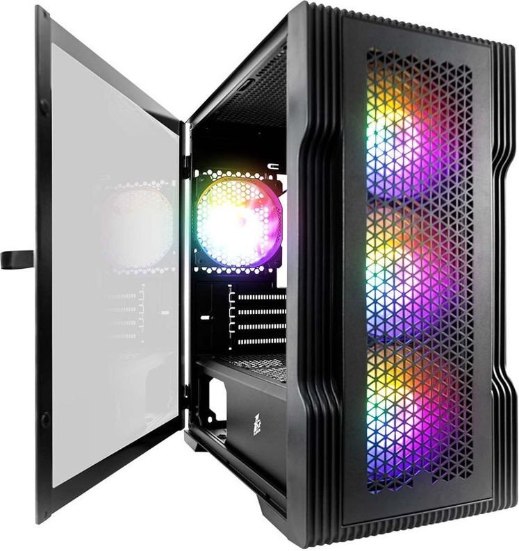 

Компьютер BVK R5 5600G/B550M/ 2*8Gb/512GB/600W/1STPLAYER TRILOBITE T3 Black T3-BK-4F1