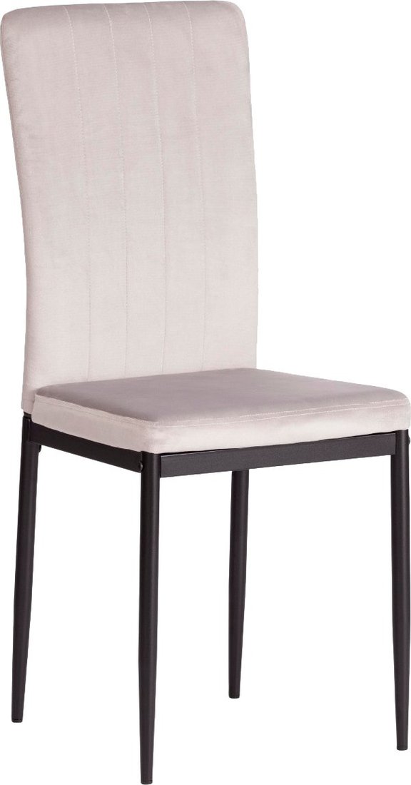 

Стул TetChair Verter металл/флок 47.8x41.5x97 (светло-серый HLR14/черный)
