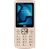 Кнопочный телефон BQ BQ-2455 Boom Quattro (золотистый)
