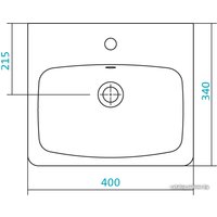 Умывальник Santek Нео 40x34 [1.WH30.2.183]