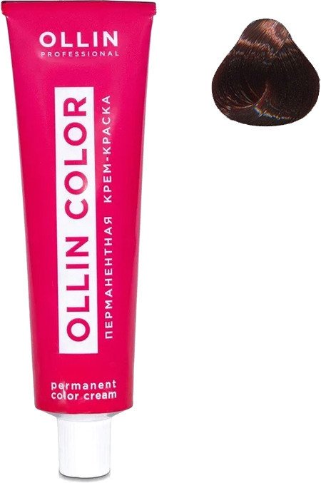 

Крем-краска Ollin Professional Color перманентная 6/75 темно-русый коричнево-махагоновый 100 мл