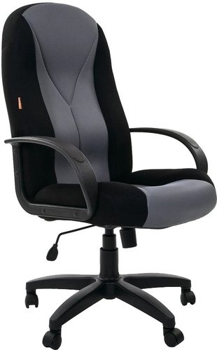 Офисное кресло CHAIRMAN 785 TW11+TW12 (черный/серый)