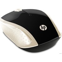 Мышь HP Wireless Mouse 200 (черный/золотистый)