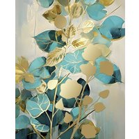 Картина по номерам Феникс+ Листья 67979