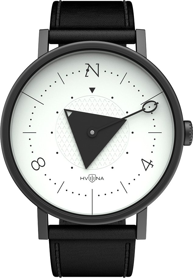 

Наручные часы со сменной частью HVILINA Narbut Mechanical Black