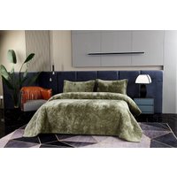 Набор текстиля для спальни Sofi De MarkO Деварта 240x260 Пок-Дв-240x260о (олива)