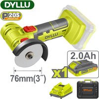Угловая шлифмашина Dyllu DTLAP573 (с 1-им АКБ, кейс)