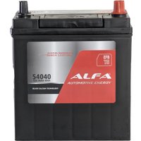 Автомобильный аккумулятор ALFA Asia EFB R+ (40 А·ч)