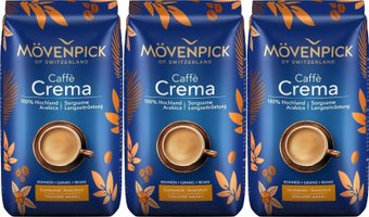 Movenpick Caffe Crema в зернах 3x1кг