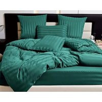 2-спальный комплект постельного белья с евро простыней ЦУМ 1947 Евро 70x70 (зелень/простынь на резинке) в Борисове