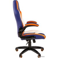 Игровое (геймерское) кресло CHAIRMAN Game 15 (синий/белый/оранжевый)