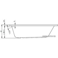 Ванна Riho Dola 150x70 BB29005 (с каркасом)