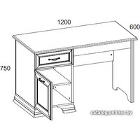 Стол Anrex Tiffany 120 (вудлайн кремовый)
