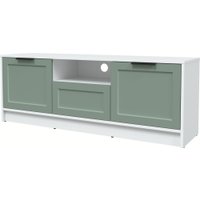 Тумба Интерлиния ТВ Концепт Тренд КТ-ТВ3-50 (белый платинум/мята)