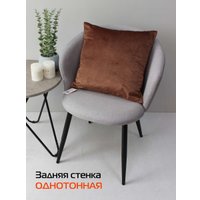 Чехол на подушку Matex Tufted Velvet ALEX-47 (красно-коричневый)