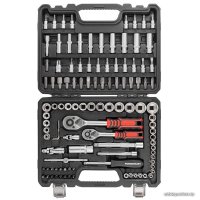 Набор трещотка с головками и битами ForceKraft FK-41082-5DS (108 предметов)