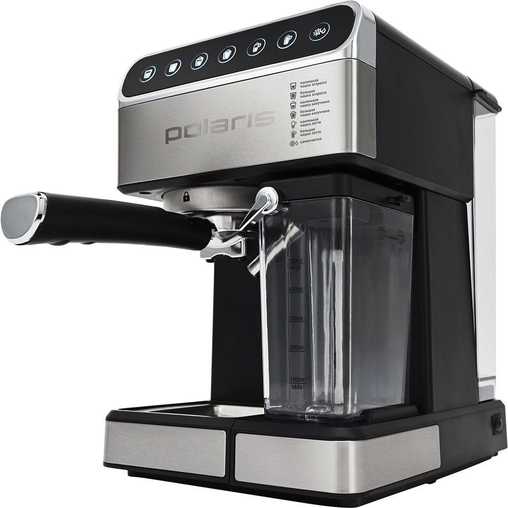 

Рожковая кофеварка Polaris PCM 1535E Adore Cappuccino