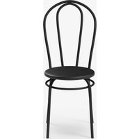 Стул Mio Tesoro Тюльпан (черный/черный)