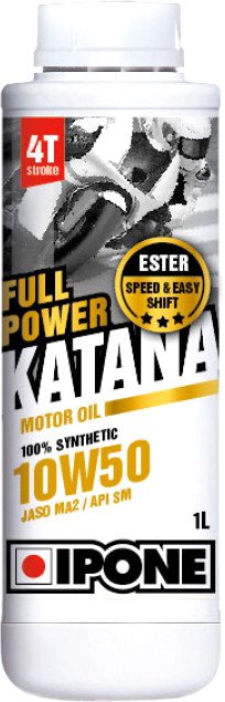 

Моторное масло Ipone Full Power Katana Synthetic 10W-50 Jaso MA2 API SM 1л