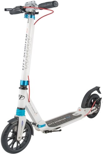 Двухколесный подростковый самокат Tech Team City Scooter Disk Brake 2019 (белый)